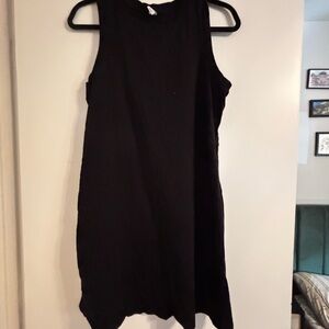 Old Navy Black Sleeveless Midi Dress